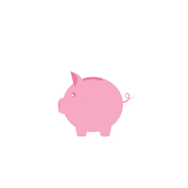 Piggy Bank Piggy Bank Coin Coin Collecting Investment Icon Piggy — Stock Vector