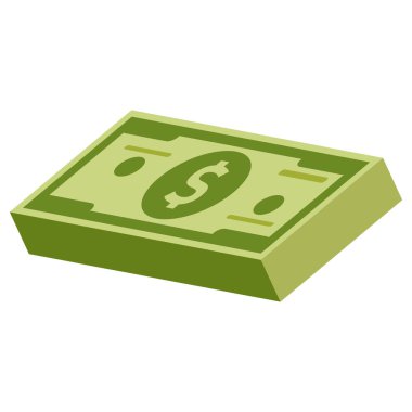 Stack of Dollar Bills Symbolizing Wealth, Savings, Financial Success and Economic Security