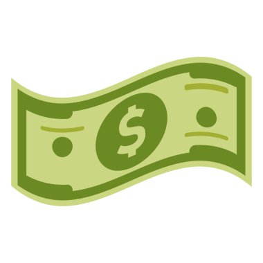 Dolar Bill Karikatür Ekonomi, Finans, Yatırım Para İllüstrasyonu