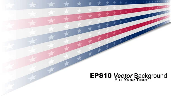 Fondo Vectorial Eps10 Basado Bandera Americana Pon Mensaje Perfecto Para — Vector de stock