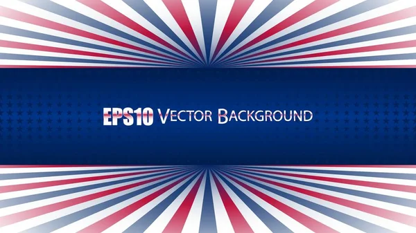 Fondo Vectorial Eps10 Basado Bandera Americana Pon Mensaje Perfecto Para — Vector de stock