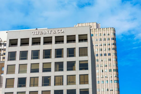 Exterior Del Edificio Tiffany Union Square Bajo Cielo Azul San — Foto de Stock