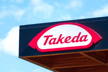 Takeda logosu, Takeda İlaç Şirketi, Japon çok uluslu ilaç ve biyofarmasötik şirketi San Diego, Kaliforniya, ABD - 2020
