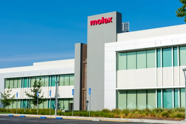 Vista Exterior Sede Molex Silicon Valley Molex Incorporated Fabricante Sistemas — Foto de Stock