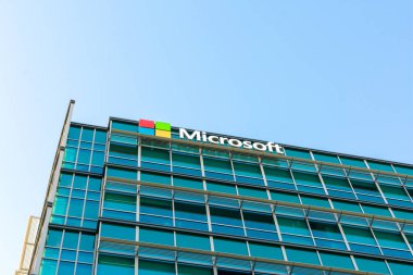 Microsoft Şirketi 'nin Silikon Vadisi' ndeki kampüs dışı. - Sunnyvale, Kaliforniya, ABD - 2020