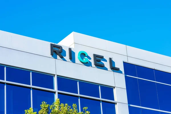 Rigel Pharmaceuticals 회사이다 캘리포니아 사우스 샌프란시스코 2020 — 스톡 사진
