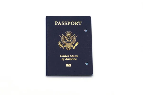 Ακυρώθηκε Βιβλίο Διαβατηρίων Διαβατήριο Ακυρώνεται Ανοίγοντας Δύο Τρύπες Στο Εξώφυλλο — Φωτογραφία Αρχείου