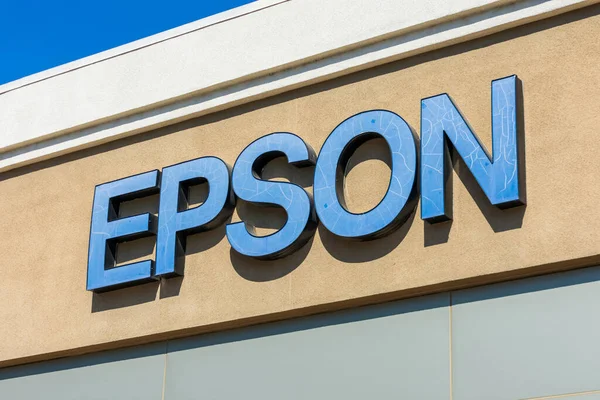 Epson Logo Silicon Valley Kantoor Seiko Epson Corporation Een Japans — Stockfoto