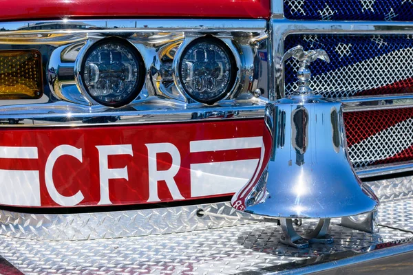 check out this beautiful red fire engine bay, we painted, we can