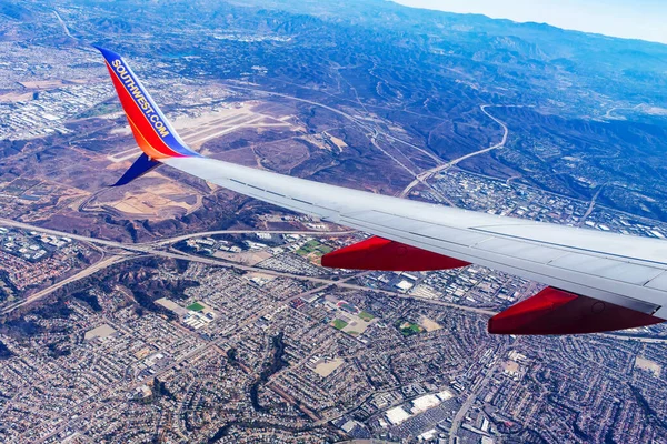 Luftaufnahme Des Flughafens Und Der Miramar Viertel Vom Southwest Airlines — Stockfoto