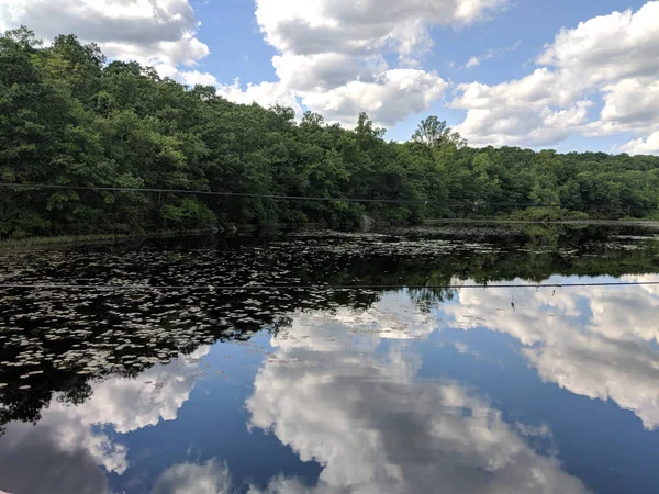 Ramapo Lake Vista Ramapo Mountain State Forest Norte Nova Jersey — Fotografia de Stock