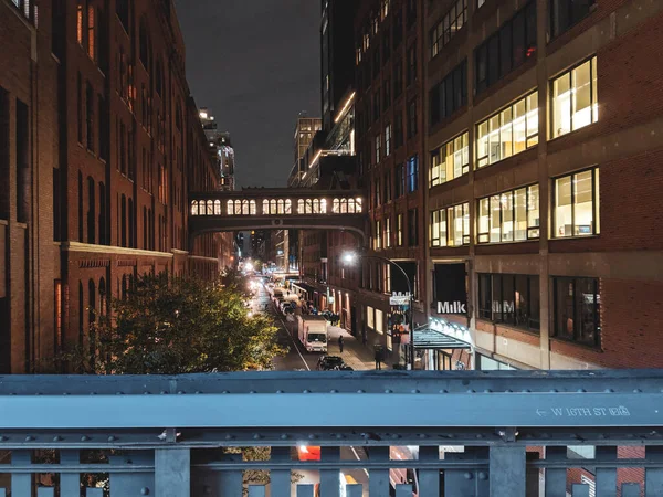 New York City Usa Ottobre 2019 Vista Una Strada Dal — Foto Stock