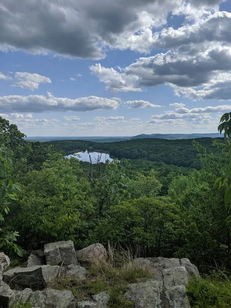 Ramapo Pohled Jezero Ramapo Mountain State Forest Severním New Jersey — Stock fotografie