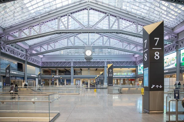 New York City April 2021 Interior Moynihan Train Hall Pennsylvania — Stock Photo, Image