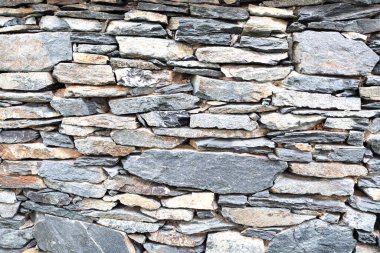 Arazi düzenlemelerinde sıkça kullanılan taşlardan inşa edilmiş bir duvar olan kuru taş duvar, mülk sınırları olarak kullanılıyor.