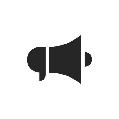 Megafon düz vektör tasarımı