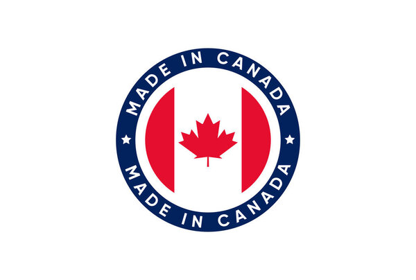 Made In Canada Stamp icon design