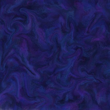 Sanatsal Kirli Sanat. Kirli Sanat Ressamlığı. Aquarelle dokusu. Suluboya deseni. Mavi hippi tekstili. Galaksi Boşluğu Yazdırma