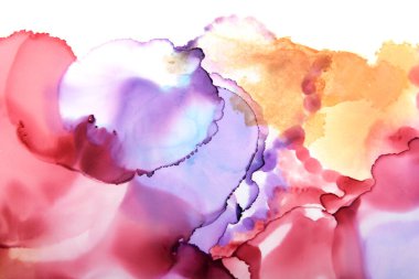 mürekkep renkli lekelerden sanat arkaplanı