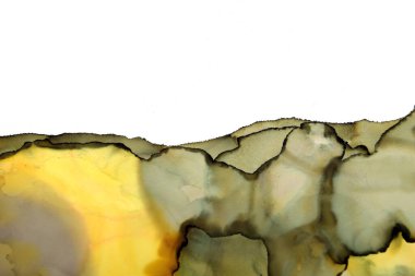 benekli sanat arka planı sarı-yeşil tonlarda