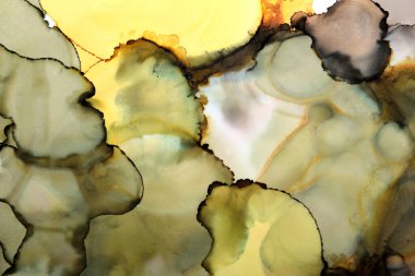 benekli sanat arka planı sarı-yeşil tonlarda