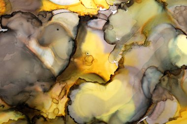 benekli sanat arka planı sarı-yeşil tonlarda