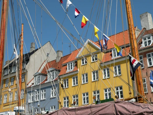 Nyhavn Est Vieux Port Copenhague Avec Les Maisons Colorées Qui — Photo