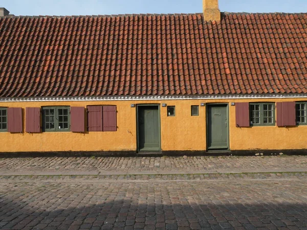 Köpenhamn Vackert Med Sina Byggnader Hus Monument Och Vatten Som — Stockfoto