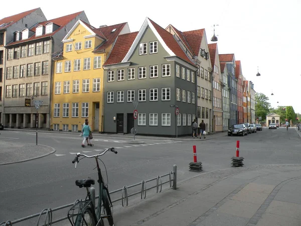 Copenhague Est Magnifique Avec Ses Bâtiments Maisons Monuments Eaux Qui — Photo