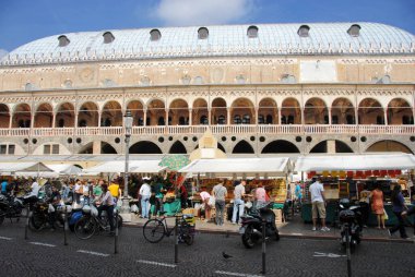  Meyve pazarı, Padua 'nın tarihi merkezini tanımlayan pek çok meyveden biridir..