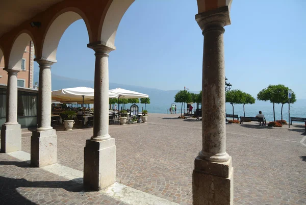 Λίμνη Garda Είναι Μεγαλύτερη Λίμνη Της Ιταλίας Στο Βένετο Κοντά — Φωτογραφία Αρχείου