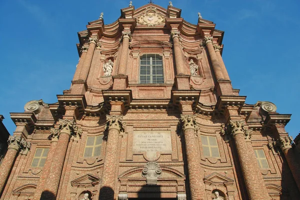 Igreja Barroca San Filippo Neri Chieri Construída Entre 1664 1673 — Fotografia de Stock