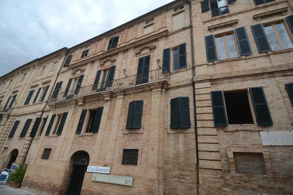 Recanati Uma Cidade Italiana 975 Habitantes Província Macerata Região Marche — Fotografia de Stock