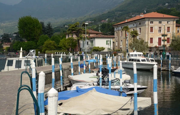 Monte Isola Montisola Είναι Μεγαλύτερο Και Ψηλότερο Νησί Της Ευρώπης — Φωτογραφία Αρχείου