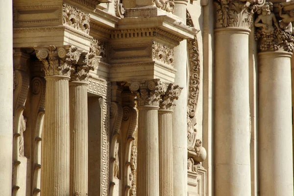 Cattedrale Metropolitana Santa Maria Assunta Principale Luogo Culto Cattolico Lecce — Foto Stock