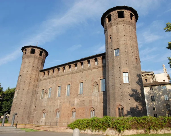 Palazzo Madama Historic Building Located Piazza Castello Turin Unesco Heritage — Stock Photo, Image