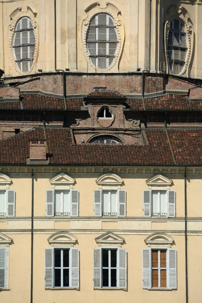 Real Church San Lorenzo Church Turin Built Savoy Located Central — Stock Photo, Image