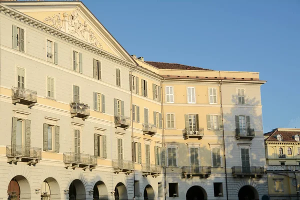Элегантные Исторические Здания Центре Турина — стоковое фото