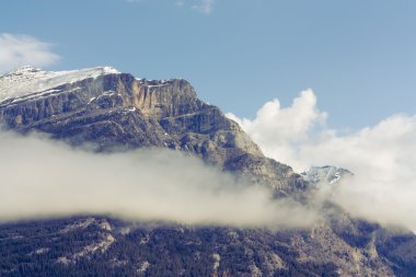 Snow Capped Grotto Mountain clipart