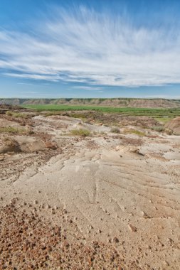Badlands dokulu peyzaj