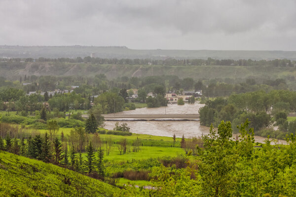 Flooded Community in Calgary