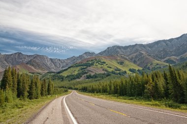 Road Trip in the Highwood Pass clipart
