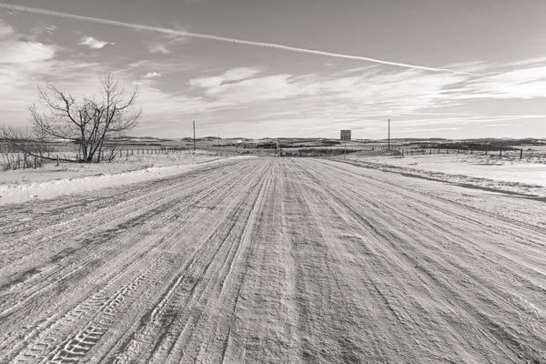 Snowy Back Roads — Stock Photo, Image