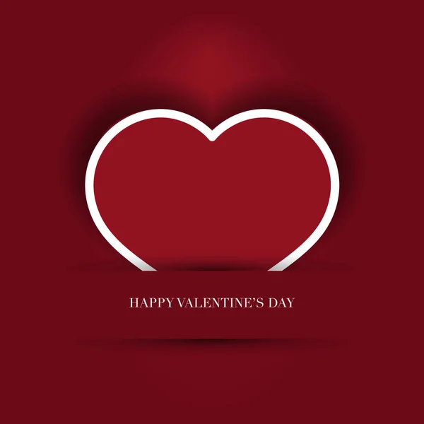 Fond Saint-Valentin avec des coeurs rose papier — Image vectorielle