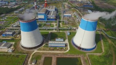 Santral havadan görünümü