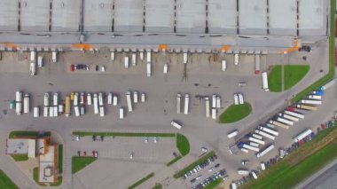 Dağıtım hub havadan görünümü