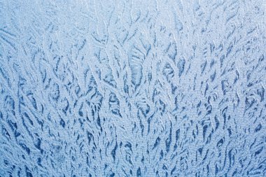 Penceredeki soğuk desen