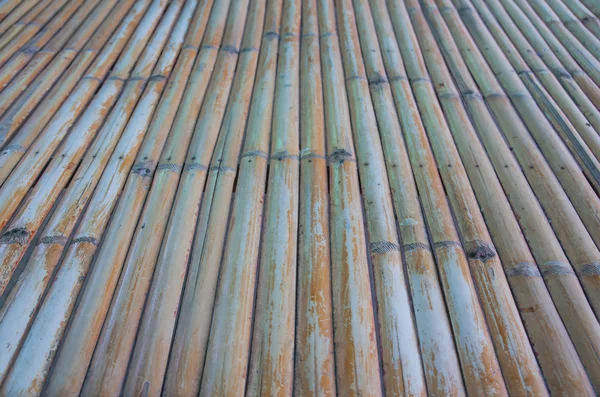 Textura de almohadilla de bambú tradicional . —  Fotos de Stock
