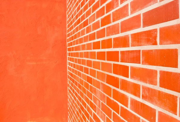 Fondo de pared de ladrillo rojo. — Foto de Stock