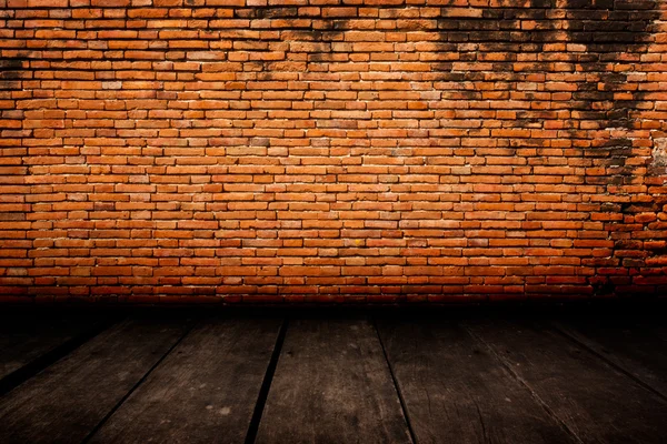 Old Room With Brick Wall. — Stock Photo, Image